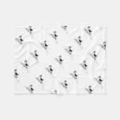 Fox Terrier is trots Fleece Deken (Voorkant (Horizontaal))
