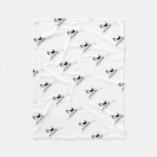Fox Terrier is trots Fleece Deken