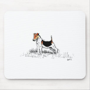 Fox Terrier is trots Muismat