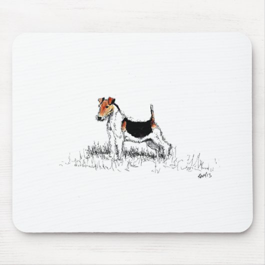 Fox Terrier is trots Muismat (Voorkant)