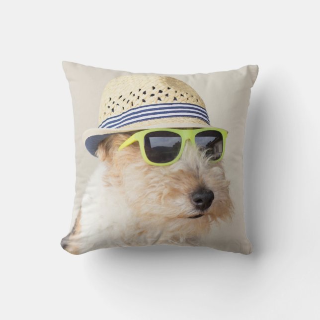 Fox Terrier Kussen (Voorkant)