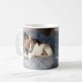 Fox Terrier, Oh Tellement Mince, Mug De Café Blanc (Devant gauche)