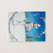 Fox Terrier Snow Legpuzzel (Horizontaal)