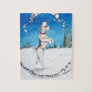 Fox Terrier Snow Legpuzzel