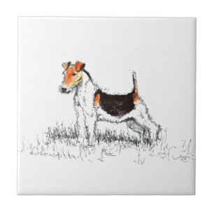 Fox Terrier Tegeltje