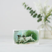 Fox Terrier Visitekaartje (Staand voorkant)