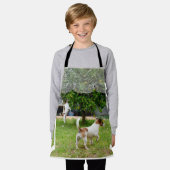 Fox Terriers door mijn raam, Kinder Schort (Gedragen)