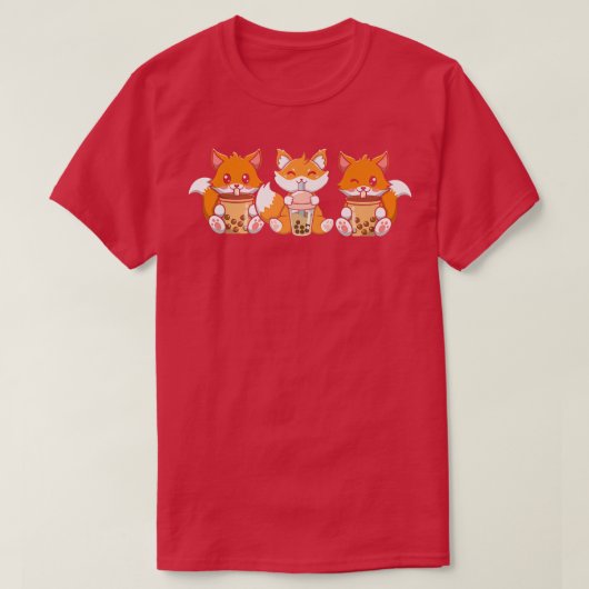 Fox Thoole Japanse paardenstaartroep T-shirt (Design voorkant)