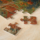 Fox: Tijdloze Wildlife Charm Legpuzzel (Zijkant)