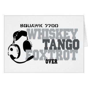 Fox-trot de tango de whiskey - humour d'aviation