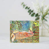 Fox van de Ravine Briefkaart (Staand voorkant)