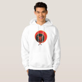 Fox van het leven - Rood. Hoodie (Voorkant volledig)