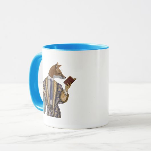 Fox van lezer mok (Voorkant links)