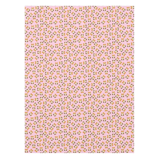 Fox verjaardagsfeestje tafelkleed (Voorkant)