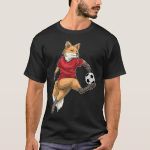 Fox Voetballer Voetbal Sport T-shirt