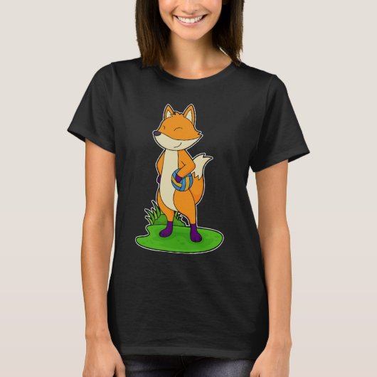 Fox Volleyball-sport T-shirt (Voorkant)