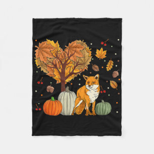 Fox voor Vrouwen Mannen Dierlijke Herfst Herfst Se Fleece Deken