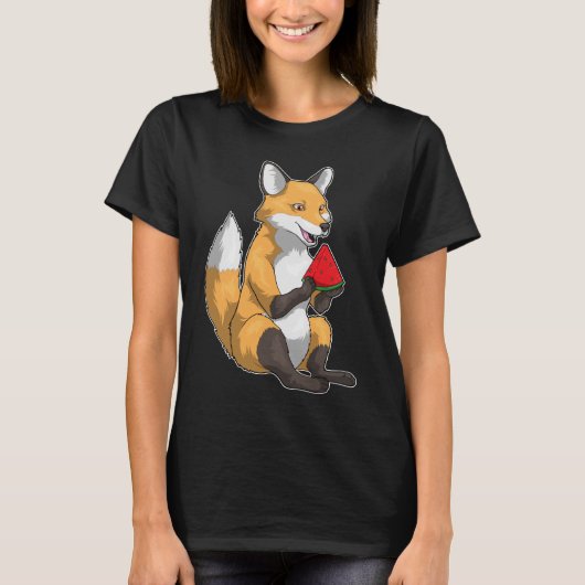 Fox Watermeloen Fruit T-shirt (Voorkant)