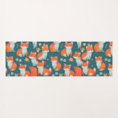 Fox Waterverf Kleurrijk Gepersonaliseerd Patroon Yogamat (Achterkant (horizontaal))
