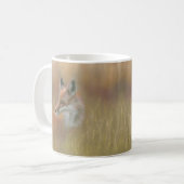 Fox wildlife coffee or tea mug koffiemok (Voorkant links)