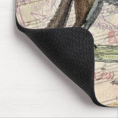 Fox Wildlife Dierenillustratie Muismat (Hoek)