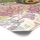 Fox Wildlife  Dierenillustratie Perfect Poster (Hoek)