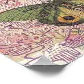 Fox Wildlife Dierenillustratie Poster (Hoek)