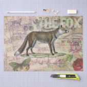 Fox Wildlife  Dierenillustratie Tissuepapier (Craft)
