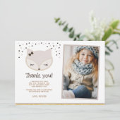 Fox, Wonderland Merci cartes avec photo (Debout devant)