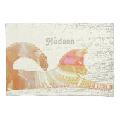 Fox Wood Texture van de Zaal van de jongen Kussensloop (Voorkant)