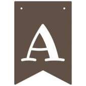 Fox Woodland 1er Anniversaire Drapeaux de Bunthday (Troisième drapeau)