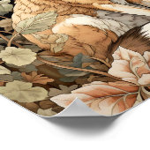 Fox Woodland Animal Art Poster (Hoek)