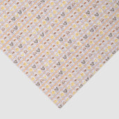 Fox wrapping paper tissuepapier (Detail)