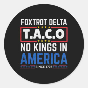 Foxdraaft Delta Taco geen koning in Amerika sinds Ronde Sticker