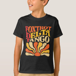 Foxdraaft Delta Tangos Grappig Foxdraaft Delta Tan T-shirt