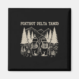 Foxdraaft Deltas Tangos Funny Resist Beer Magneet