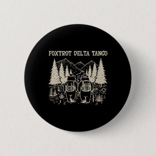Foxdraaft Deltas Tangos Funny Resist Beer Ronde Button 5,7 Cm