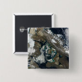 Foxe Basin, Noord-Canada Vierkante Button 5,1 Cm (Voorkant /achterkant)