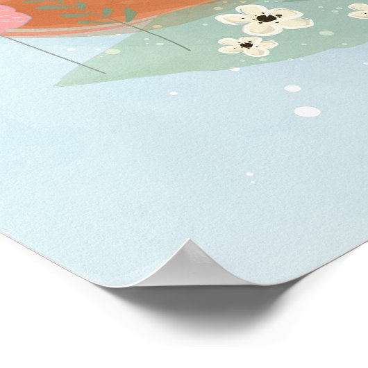 Foxe et une affiche de lapin (Coin)