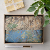 Foxes, Bruno Liljefors Tissuepapier (Geschenk)