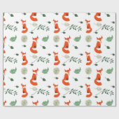 Foxes Cadeaupapier (Vlak)