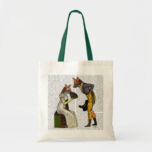 Foxes Couring Tote Bag (Voorkant)