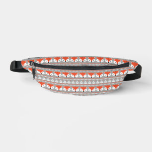 Foxes d'hiver amusant animal motif
