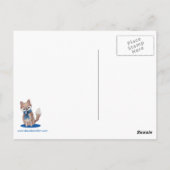 Foxes in Briefkaarten van handschoenen (Achterkant)