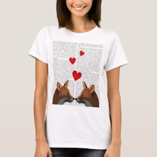 Foxes in Liefde T-shirt