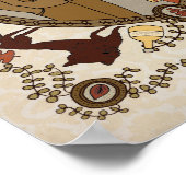 Foxes in Love Print (Hoek)