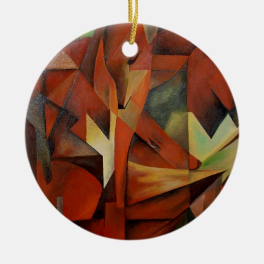 Foxes Keramisch Ornament (Voorkant)