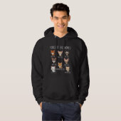 Foxes of the World Gift for Fox Lover Hoodie (Voorkant volledig)