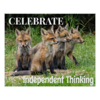 Foxes, onafhankelijk denkend, vieren