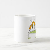 Foxes op trampoline-Mok Koffiemok (Center)